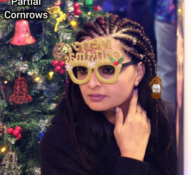 Partial Cornrows for Women