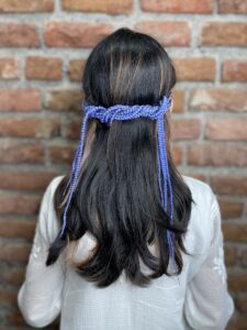 Coloured Box braids hairstyle