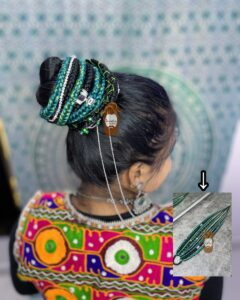 Colourful braids band