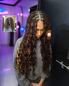 Brown Braids + Curls India