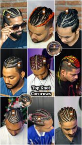 Top Knot Cornrows