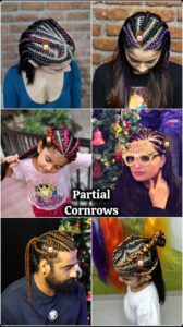 Partial Cornrows