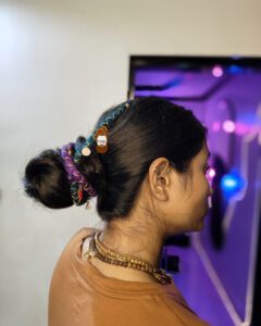 Dreadlocks bun for girls