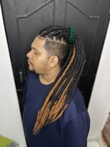 Long dreadlocks extension for men