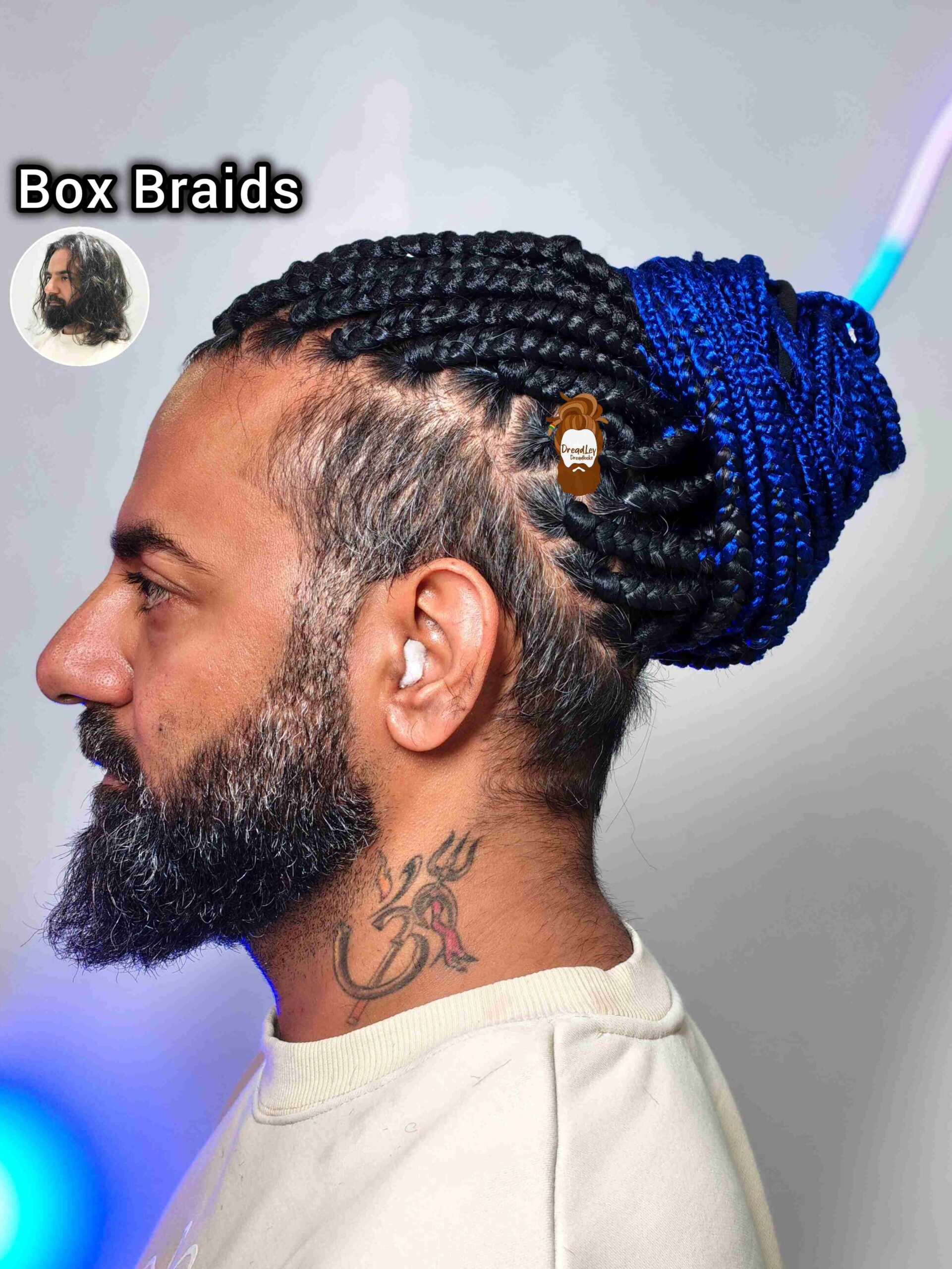 Box Braids Bun