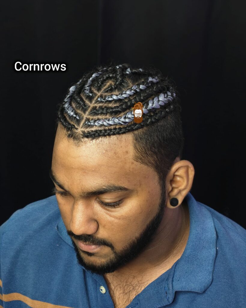 Cornrows hairstyle