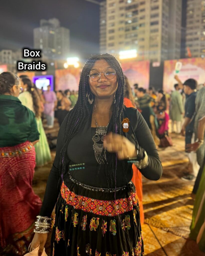 Navratri hairstyle
