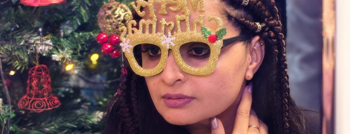 Christmas party hairstyle