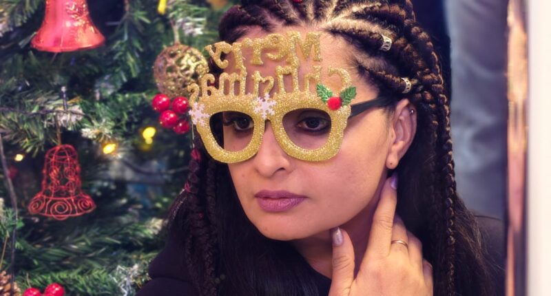 Christmas party hairstyle